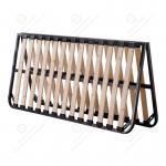 Hot Sale Customizable Ribbed Metal Frame Thickened Foldable Bedroom Set Strong Support