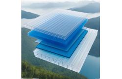 China UV Protective Polycarbonate Multilayers Hollow Plastic Sheet With B1 Fire Rate supplier