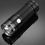 Cree Custom LED Flashlight For Rescue / Search Support 6 Types Battery for sale