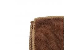 China Warp Knitting Brown Microfiber Fabric 40x40 Piped 80% Polyester supplier