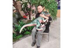 China Theme Park Dino Hand Puppet / Realistic Dinosaur Arm Puppet supplier