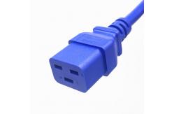 China 1.2m 1.5m IEC Power Extension Cable , C19 To C20 UL Listed Power Cable supplier