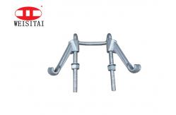 China Steel U Bolt H20 Beam Flange Clamp With L&R Hook supplier