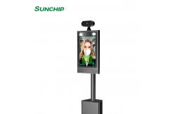 China AI Sensing Touchless Face Recognition Infrared Thermometer supplier