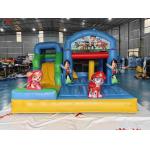 Popular Cartoon Inflatable Bounce House With Slides PAW Patrol Inflatable Combo For Kids for sale