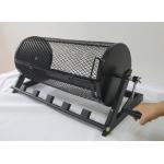 Burner Rotating Charcoal Bbq Grill , Small Chile Roaster With Adjustable Bbq Stand