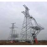 110KV 132KV Anger Steel Lattice Pylon Transmission Tower for sale