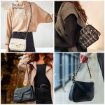 Crossbody Shoulder Replacement Leather Chain Strap With Buckle