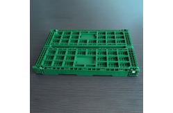 China 40 Liters Capacity Plastic Foldable Crates With Hole Handles supplier