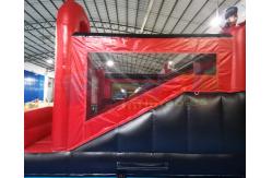 China Super Hero Inflatable Bouncer Slide Castle Combos For Kindergarten supplier