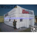 Bespoke Led Inflatable Cube Tent / Inflatable Party Event Tent 8 x 4 m