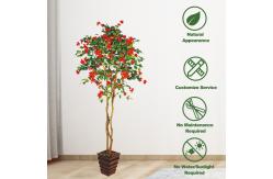China Eco Friendly Azalea Artificial Flower Tree For Bedroom Decoration supplier