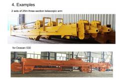 China Telescopic Excavator BS900E Wire Rope With Welding Customized Attachments supplier