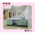 Cold-rolled Steel Frame Chemistry Lab Furnitures with Glass Shelf for sale