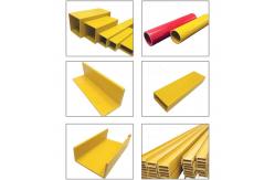 China Customized Width FRP Pultruded Sections Heat Resistance Weather Proof supplier