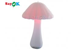 China Oxford Cloth 2m LED Inflatable Lighting Decoration White Mushroom supplier
