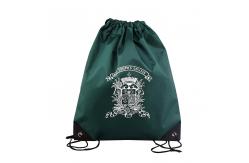 China Cheap Polyester Drawstring Bag With Logo Custom Drawstring Backpacks Manufacturer supplier
