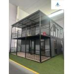 China Two-Story Dual-Wing Foldable Expandable Container House CE / Eurocode Certified For Pop-Up Hospitality VIP Lounges factory