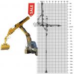 30m 32m Telescopic Dipper Arm With Clamshell Bucket Grapple for sale