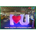 White Attractive Inflatable Lighting Decoration Funny For Event