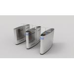 IP66 Acrylic Glass Pedestrian QR Code Scanner Security Sliding Gate Turnstile 60Hz for sale