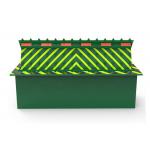 Full Automatic Hydraulic Road Barriers Security LED Light Warning 380V Power Supply for sale