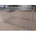 Hot Dipped Welded Gabion Box , Stone Filled Wire Mesh Wall Long Time Use for sale