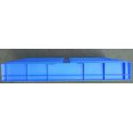 Durable Virgin PP Or PE Material Euro Stacking Containers Color Customized 800*400*120mm for sale