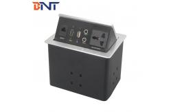 China high quality hydraulic gas pop up desktop power and date socket supplier