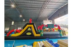 China Supplier Inflatable Obstacle Courses Danger Zone Theme Games Jumping Castle supplier
