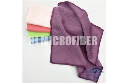 China Microfiber square 80% polyamide and 20% polyester piped household knitted french towel supplier