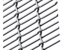 China Lock Crimped Decorative Wire Mesh For Waiting Room Partition supplier
