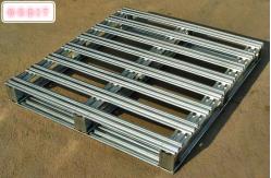 China Silvery White Recyclable Stainless Steel Pallets With High Polish Finish supplier