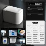 Automatic Sanitary Ware Modern Smart Toilet With Remote Control Ceramic Bowl for sale