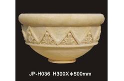 China Hand Carved All Weather Sandstone Flower Pots Customized supplier