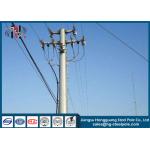 High Voltage 220KV Electrical Power Pole 15-60m For Power Transmission Project for sale