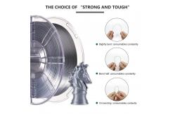 China Forming Technology FDM PLA 3D Printer Filament Toughness Enhanced Silk Silver supplier