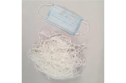 China Hanging 3mm Elastic Ear Loop Adjustable Strap For Face Mask Cotton Material supplier