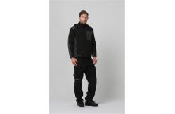 China Mens Winter Softshell Jacket , Stretch Windproof Work Jacket supplier
