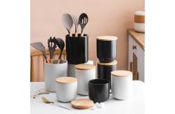 China Cylinder LFGB Tall Ceramic Mug Without Handle Tableware Accessories supplier