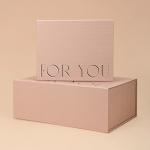 Popular Luxury Rigid Cardboard Packaging White Box Gift Box With Removable Lid