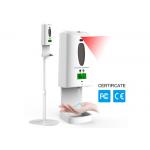 Automatic Temperature Scanner Alcohol Spary Touchless Hand Sanitizer Dispenser Thermometer White Color for sale