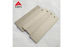 China ASTM B265 Gr9 Gr12 Thin Titanium Sheet Square Shape Acid Washing supplier