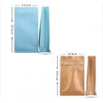 Reusable matt black Plastic Pouches Packaging stand up pouch for coffee bean