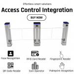 Stainless Steel Swing Barrier Turnstile with RS485/TCP/IP