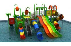 China Children'S Medium Water Slide LLDPE Anti UV Static Customized supplier