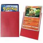 MTG Trading Card Sleeve 66x91mm Standard Size Red Matte Game Card Protector Sleeves for sale