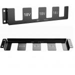 Customized Battery Organizer Battery Storage for M18 Battery 4 Slots Wall Mount Rack for sale