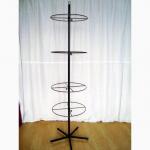 4 Layers Spinning POP Display Rack With 5 Legs Base for sale