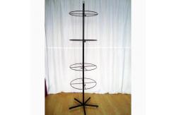 China 4 Layers Spinning POP Display Rack With 5 Legs Base supplier